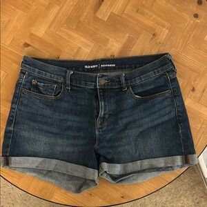 Old Navy Blue Jean Shorts Classic Cuffed Design